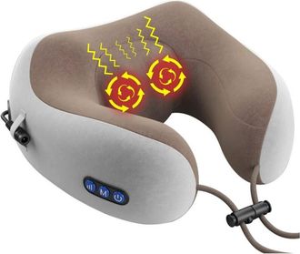Trade Shop Trade Shop - Masajeador El&eacute;ctrico Masaje Cervical Hombro M&uacute;sculo Relaje Masaje Coj&iacute;n