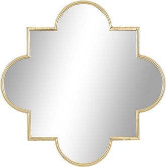 CosmoLiving by Cosmopolitan Cosmoliving By Cosmopolitan Gold Metal Quatrefoil Wall Mirror