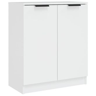 vidaXL Aparador De Madera Contrachapada Blanco 60x30x70 Cm Vidaxl