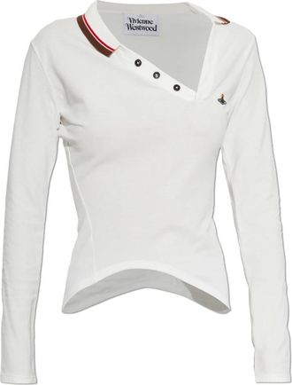 Vivienne Westwood Glory Polo - Dames - Polos - Wit - S - Katoen - Tops