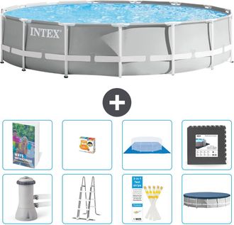 Intex Piscina Prism Frame Redonda - 457x107 Cm - 9-piezas S525