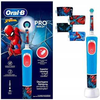 OEM Cepillo De Dientes El&eacute;ctrico Oral-b Vitality Pro D103 Para Ni&ntilde;os De 3 A&ntilde;os En Adelante, Modelo Spiderman