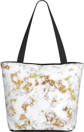AOOEDM Marble Pattern Ladies Shopping Bag 13x11x7in.The Perfect ValentineS Day Gift.It Is The Best ValentineS Day Gift For Mom, Daughter, Wife,Etc