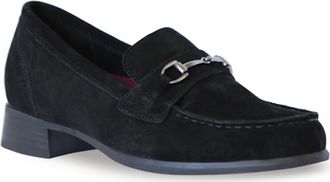 Munro Womens Gryffin Loafer In Black Suede