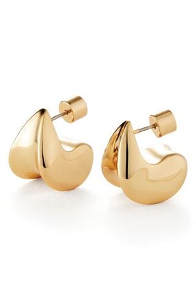 JENNY BIRD Small Paige Puff Earrings in High Polish Gold at Nordstrom