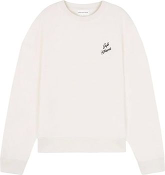 Maison Kitsuné Felpa con logo - Toni neutri