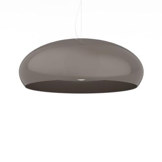 Lumicom Atomic Sospensione, 1xe27, Max 42w, Metallo, Tortora Lucido, D.60cm - Lumicom