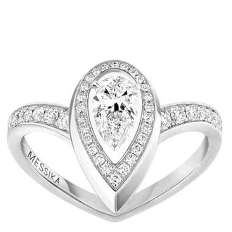 Messika Fiery 0.30ct Ladies White Gold Diamond Ring, Size 54