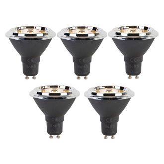 LUEDD Luedd - Set De 5 Bombillas Led Gu10 Regulables Ar70 6w 450lm 2700k