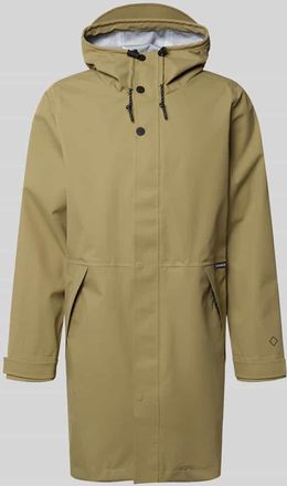 GOFRANCK Regenjacke mit Rei&szlig;verschlusstaschen Modell RAIN EATER in Oliv, Gr&ouml;&szlig;e XL