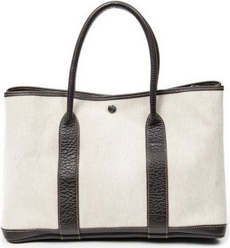 Herm&egrave;s Pre-owned Womens Garden Party PM Shoulder Bag - Beige - One Size