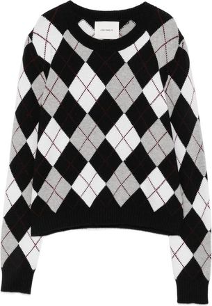 Lisa Yang Argyle-knit Cashmere Sweater
