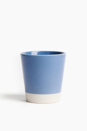 H&M Becher aus Steingut - Blue