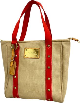 Louis Vuitton Beige Tote Bag (Pre-Owned)