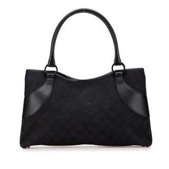 Gucci Pre-owned Tote Bags, female, Black, Size: ONE SIZE Pre-owned Leather gucci-bags