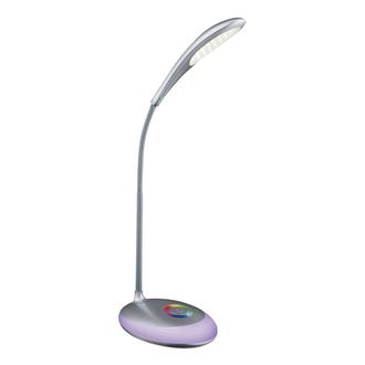Globo Lighting L&aacute;mpara De Mesa - Minea - Plateado - Pl&aacute;stico - L&aacute;mpara - Globo
