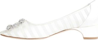 Manolo Blahnik Mujer, Zapatos, Blanco, Talla: 37 1/2 EU