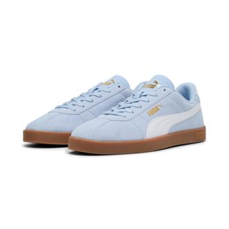 Puma Sneaker PUMA CLUB II, Damen, Gr. 37, weiss (haute tropic, puma wei&szlig;, puma gold), Leder, unifarben, Schuhe Sneaker