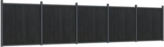 Berkfield Home Fence Panel Grey 872x186 cm WPC