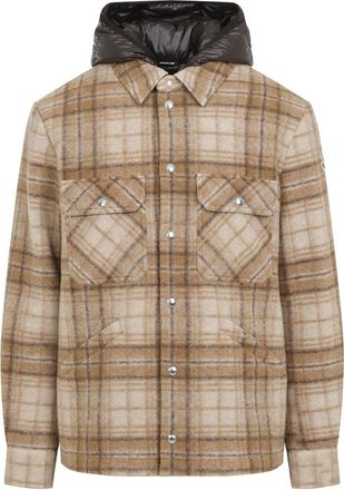 Moncler Beige Reversible Shirt Jacket