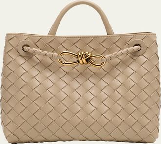 Bottega Veneta Andiamo Small Leather Top-Handle Bag