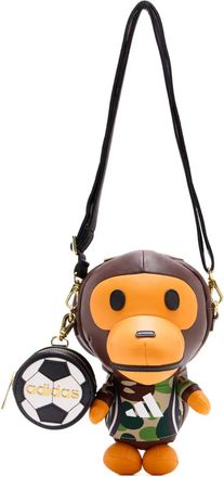 adidas Borsa a spalla Bape Milo - Marrone