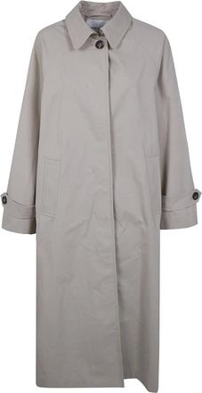 Mark Kenly Domino Tan Caro Half Panama Coat - Coats - Mujer - Gris - S