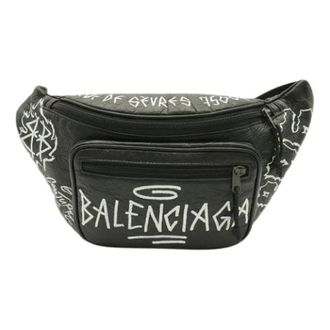 Balenciaga unisex, Pre-owned, Zwart, Maat: ONE Size Leer
