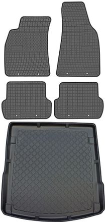 OEM Juego De Alfombrillas De Goma Para Coche Y Alfombrilla Para Maletero Para Audi A4 B6 B7 Sed&aacute;n (2001-2007)