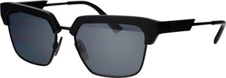Dolce & Gabbana Stijlvolle zonnebril met model 0Dg 6185 - Heren - Zonnebrillen - Zwart - 55 MM - Accessoires