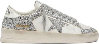 Golden Goose Trainers Leather And Glitter Stardan