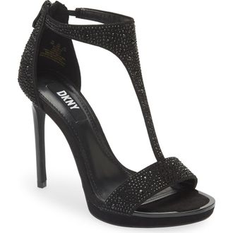 DKNY Dris T-Strap Sandal in Black at Nordstrom Rack, Size 7.5