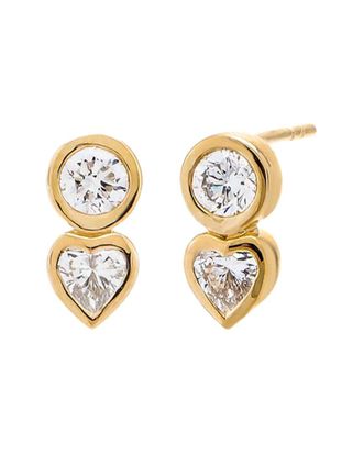 Adina Eden 14K 1.00 Ct. Tw. Lab-Grown Diamond Earrings