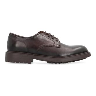 Doucal's Derby Veterschoen - Heren - Veterschoenen - Bruin - 40 EU - Leer - Schoenen