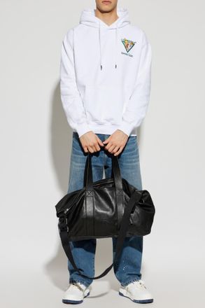 Casablanca Hoodie, Mens, White