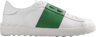 Valentino Schoenen, Heren, Wit, 41 EU, Leer, Open Sneakers