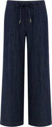 PANICALE Broek - Dames - Wijde Broeken - Blauw - L - Broeken