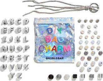 BaubleBar DIY Bag Charm Kit in Silver at Nordstrom