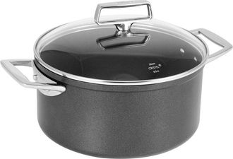 Cristel Castel Pro Ultralu 5.5 Qt Non-Stick Stewpot With Lid