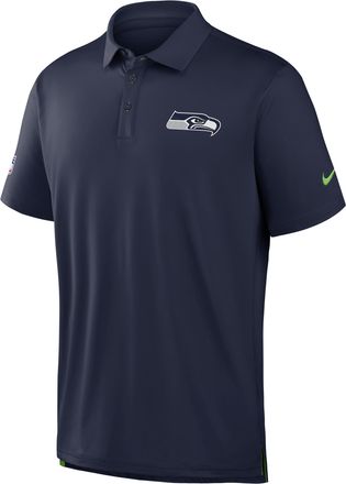Nike Seattle Seahawks Tour Nike Mens Dri-FIT NFL Polo in Blue | 04PF074K78-3N3