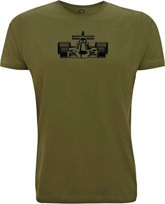 Generic 1970s F1 Single Seater Car T Shirt Grand Prix one Formula Race Cars Retro 70s Racing Indy Track Day Gift for Dad Brother Uncle Mens (XX Large, Army Gr