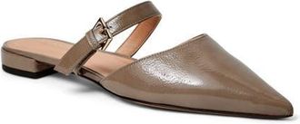 Bruno Magli Pasha Mule in Taupe Crinkle Patent at Nordstrom, Size 10.5