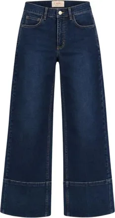 Marella Emmcropped Jeans - Dames - Jeans - Blauw - Maat: 2XS Katoen