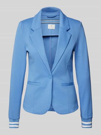 Kaffe Blazer mit Leistentaschen und Viskose-Anteil Modell KINNIE in Bleu, Gr&ouml;&szlig;e XL