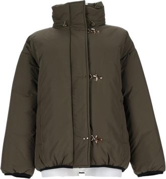 Fay Blue Padded Short Polyamide Coat