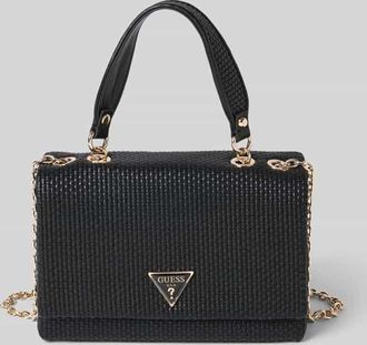 Guess Handtasche in Flecht-Optik Modell PHAEDRA in Black, Größe 1