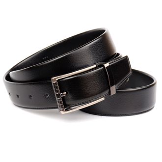 Anthoni Crown Lederg&uuml;rtel ANTHONI CROWN, Herren, Gr. 11,5, schwarz, Rindsleder, unifarben, G&uuml;rtel Lederg&uuml;rtel