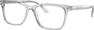 Prada PR 14WV U431O1 56mm Unisex Rectangle Eyeglasses 56mm