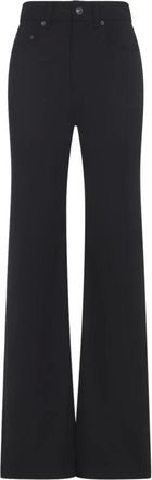 Balenciaga Flared Jeans, female, Black, Size: XS Straight Fit Tailored Pants