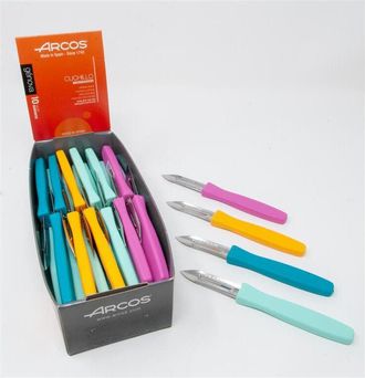 Arcos Pelador Arcos Pack De 36 Unidades. Peladores De 4 Colores. 60 Mm. Embalaje En Caja De Exposici&oacute;n